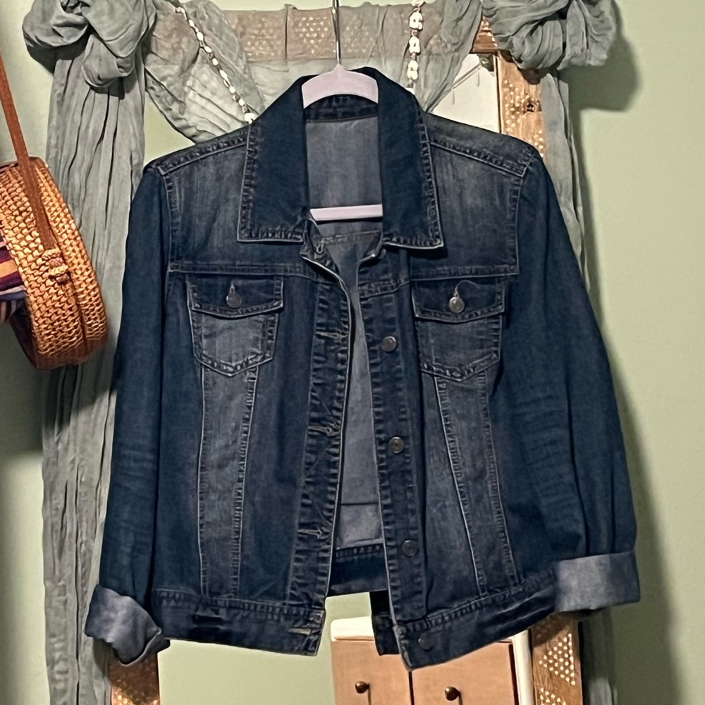 Distressed Jean Jacket